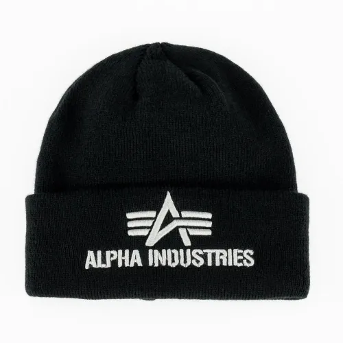 Шапка Alpha Industries 3D Beanie 16891003 -  Черная