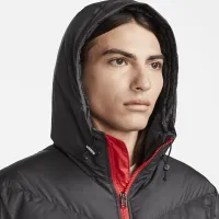 Nike Windrunner PrimaLoft® мужские Storm-FIT Hooded Puffer Куртка цвет черный