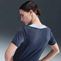 Nike Strike жіноча Dri-FIT Short-Sleeve Soccer Top блакитний