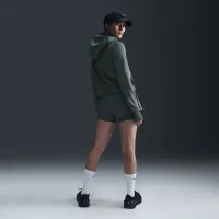 Nike Therma-FIT One женская Pullover Толстовка с капюшоном цвет зеленый