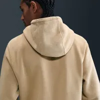Nike Sportswear Club мужские Washed Fleece Толстовка с капюшоном цвет коричневый
