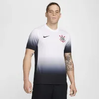 S.C. Corinthians 2024/25 Stadium Home мужские Nike Dri-FIT Soccer Replica Jersey цвет белый
