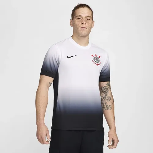 S.C. Corinthians 2024/25 Stadium Home чоловічі Nike Dri-FIT Soccer Replica Jersey колір білий