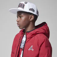 Nike Jordan Patch Pack Big детские Flat Brim Cap цвет белый
