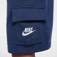 Nike Sportswear Little детские Pocket футболка and French Terry шорты набор синий
