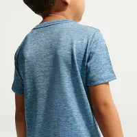 Nike Dri-FIT Little детские футболка and шорты набор синий