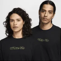 Nike SB Max90 Skate футболка колір чорний