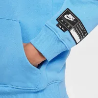 Nike Air Big дитячі Fleece Pullover Толстовка з капюшоном блакитний