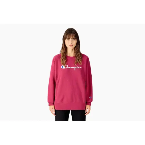 Кофта/футболка Champion Reverse Weave Script Logo 114612-RS510 - Рожева