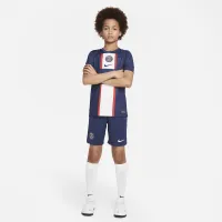Paris Saint-Germain 2022/23 Stadium Home Big дитячі Nike Dri-FIT Soccer шорти блакитний