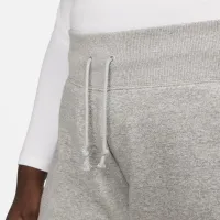 Nike Sportswear Phoenix Fleece женская С высокой Талией Loose шорты (большие размеры) цвет серый