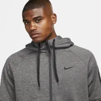 Nike Therma чоловічі Therma-FIT Full-Zip Fitness Top колір сірий