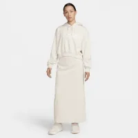 Nike Sportswear Club Fleece жіноча оверсайз Cropped Толстовка з капюшоном колір сірий