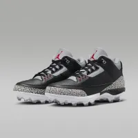 Nike Jordan 3 Mid TD чоловічі Football Cleats колір чорний