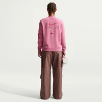 Nike Sportswear Club Fleece женская Crew-Neck свитшот Pink