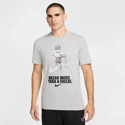 Nike чоловічі Dri-FIT Fitness футболка колір сірий