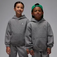 Nike Jordan Brooklyn Fleece Little дитячі 2-Piece Pullover Толстовка з капюшоном комплект колір сірий