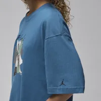 Nike Jordan женская оверсайз Graphic футболка синий