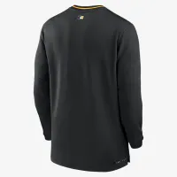 Pittsburgh Pirates Authentic Collection чоловічі Nike Dri-FIT MLB 1/2-Zip Long-Sleeve Top колір чорний
