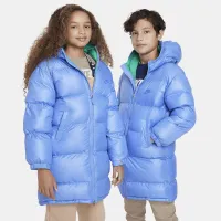 Nike Sportswear Heavyweight Synthetic Fill EasyOn Big Kids' Therma-FIT Repel Loose Hooded Parka Blue