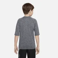 Nike Heather Big детские (для мальчиков) Half Sleeve Hydroguard цвет черный