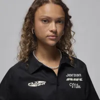 Nike Jordan женская Woven Top цвет черный