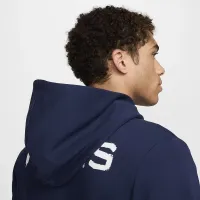 Paris Saint-Germain Standard Issue мужские Nike Dri-FIT Soccer Pullover Толстовка с капюшоном синий