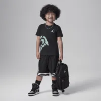 Nike Jordan Warped Galaxy Little дитячі Graphic футболка колір чорний