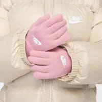 Nike Big детские Beanie and Gloves Box набор Pink