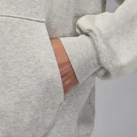 Nike Jordan Brooklyn мужские оверсайз Pullover Толстовка с капюшоном цвет серый