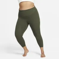 Nike Zenvy жіноча Gentle-Support З високою талією 7/8 лосіни (великі розміри) колір зелений