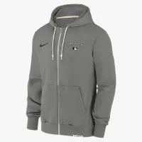 Colorado Rockies Authentic Collection Travel чоловічі Nike Dri-FIT MLB Full-Zip Толстовка з капюшоном колір сірий