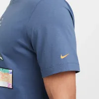 Nike LeBron мужские баскетбольные футболка синий