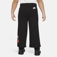 Nike Floral Fleece Toddler Wide Leg Pants цвет черный