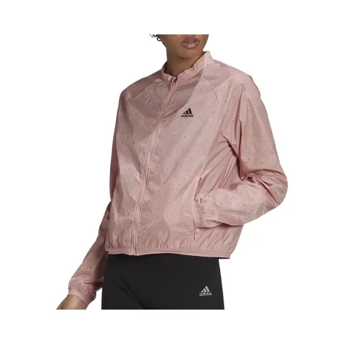 Куртка adidas Run Fast Radically Reflective Windbreaker HC1660 - Рожева