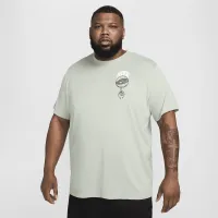 Nike мужские Dri-FIT баскетбольные футболка цвет зеленый