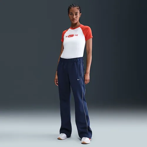Nike Sportswear Windrunner женская Mid-Rise Slim Knit Pants синий