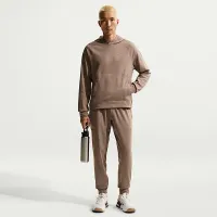 Nike Primary NanoKnit мужские Dri-FIT UV Protection Pullover Performance Толстовка с капюшоном цвет коричневый