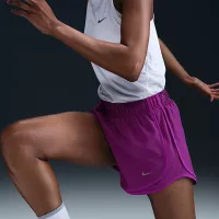 Nike Tempo жіноча Dri-FIT Mid-Rise Brief-Lined Running шорти колір фіолетовий