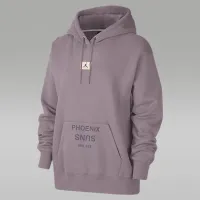 Nike Phoenix Suns Flight Fleece жіноча Jordan NBA Satin-Lined Pullover Толстовка з капюшоном колір фіолетовий