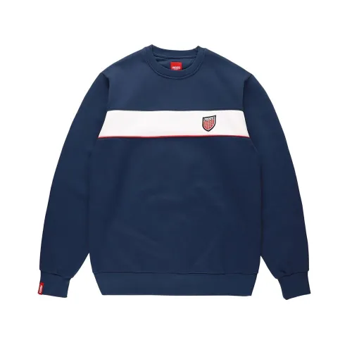 Кофта/футболка Prosto Klasyk Crewneck Ledro KL222MSWE1072 - Синяя