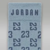 Nike Jordan Monogram Essentials Big дитячі Crew шкарпетки (6 пар) колір коричневий