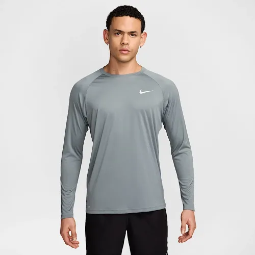 Nike Essential чоловічі Long-Sleeve Hydroguard Swim Shirt колір сірий