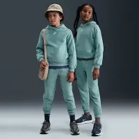 Nike Sportswear Club Fleece Big детские Hooded Tracksuit цвет зеленый