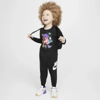 Nike Toddler Boxy Peace Long Sleeve футболка колір чорний