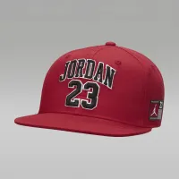 Nike Jordan Jersey Big дитячі Flat Brim Cap колір червоний