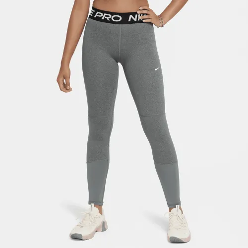 Nike Pro Dri-FIT Big дитячі (Girls') лосіни колір сірий