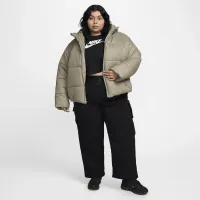 Nike Sportswear Essential жіноча Cropped Logo футболка (великі розміри) колір чорний