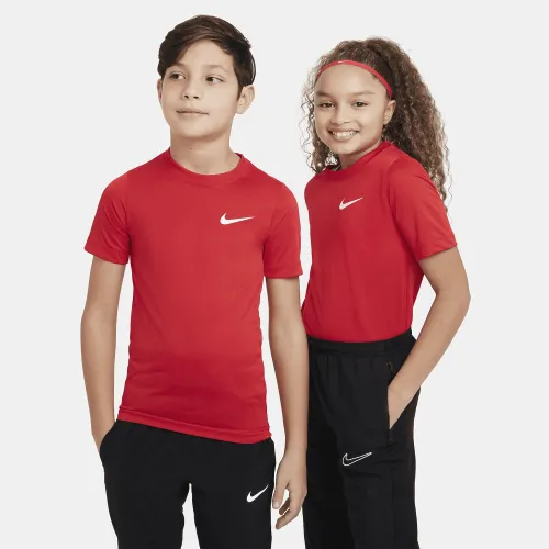 Nike Dri-FIT Legend Big дитячі тренувальні футболка колір червоний