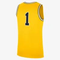 Nike Michigan Wolverines Replica чоловічі Jordan Brand College баскетбольні Jersey Yellow